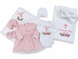 Set pentru botez Pampy pentru fetiță &ndash; 7 piese personalizate 50-56 cm (0-1 luni) 76152634 foto 1
