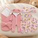 Set pentru externare din Velur Roz Pudra+Cats Keks 56-62 cm (1-3 luni) 40196993 foto 4