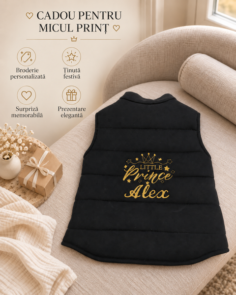 Vestă personalizată pentru copii, cu broderie la comandă 56-62 cm (1-3 luni) 25452899 foto