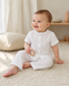Set din muselină Pampy &mdash; bluziță cu m&acirc;necă scurtă + pantalonași Set din muselină Pampy &mdash; bluziță cu m&acirc;necă scurtă + pantalonași foto 3