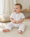 Set din muselină Pampy &mdash; bluziță cu m&acirc;necă scurtă + pantalonași Set din muselină Pampy &mdash; bluziță cu m&acirc;necă scurtă + pantalonași foto 4