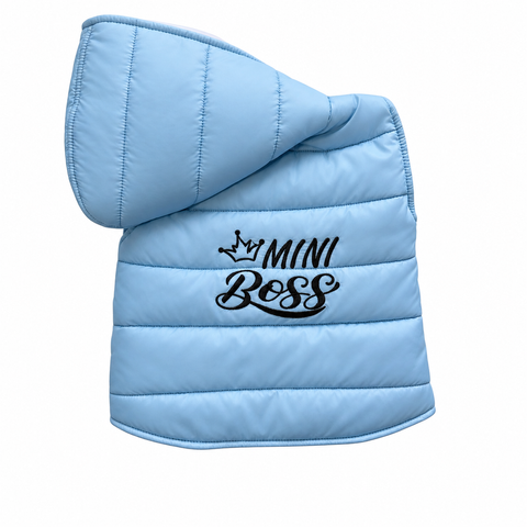 Vesta cu gluga, Albastru "Mini Boss" 3-6 luni ID999MARKET_6769843 foto