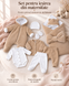 Set pentru externare Pampy din Velur Bej 56-62 cm (1-3 luni) 12813258 foto 6