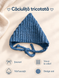 Căciulița cu șireturi tricotată Pampy Blue 3-6 luni (40-42 cm) ID999MARKET_6124937 foto 6
