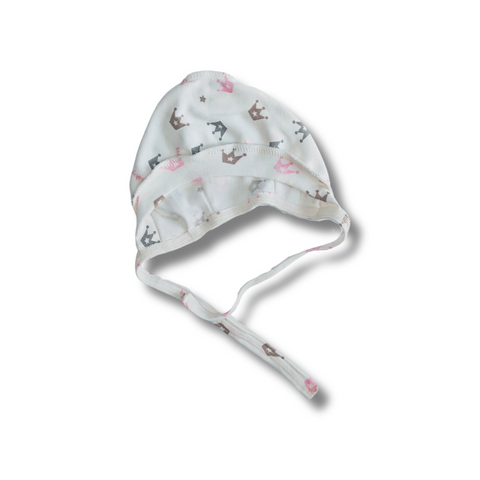 Căciulița cu șireturi Pampy Pink Crown 0-3 luni ID999MARKET_386184 foto