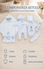 Set pentru botez Pampy cu broderie personalizată 50-56 cm (0-1 luni) 83856730 foto 4