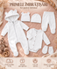 Комплект (Комбинезон+ боди+ шапочка+ ползунки) Pampy (0-1 мес.) White ID999MARKET_6330205 фото 7