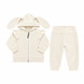 Costum Velur şi cu Urechiuşe de Iepuraş Ivory 56-62 (1-3 luni ) 60604333 foto 1