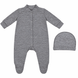 Слип+шапочка Pampy (0-1 мес) Grey ID999MARKET_6766782 фото