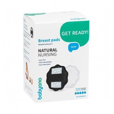 Garnituri de etanșare NATURAL NURSING negru 24 buc ID999MARKET_5924199 foto