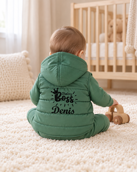 Set personalizat Pampy pentru copii &ndash; 4 piese 50-56 cm (0-1 luni) 91893640 foto