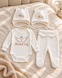 Setul pentru externarea Ivory Personalizat 56-62 cm (1-3 luni) ID999MARKET_6646242 foto 3