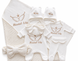 Setul pentru externarea Ivory Personalizat 56-62 cm (1-3 luni) ID999MARKET_6646242 foto 1