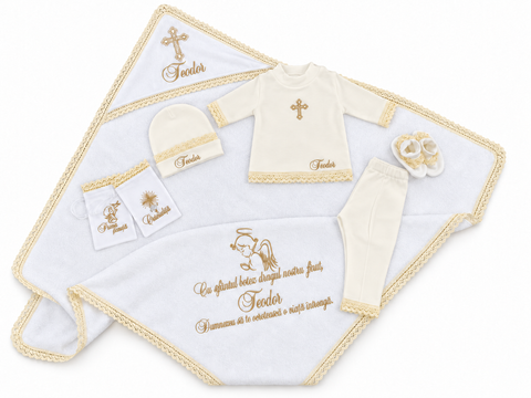 Set pentru botez Pampy &laquo;Teodor&raquo; 50-56 cm (0-1 luni) 55806021 foto
