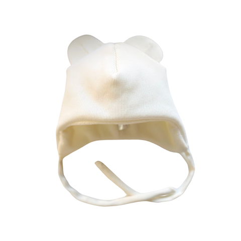 Caciulita cu strat dublu Kashkosre, Flis  0-3 luni, Ivory ID999MARKET_6016640 foto