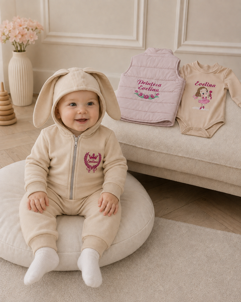 Set personalizat de haine Pampy pentru copii &ndash; 5 piese 50-56 cm (0-1 luni) 06036105 foto