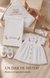 Set pentru botez Pampy pentru fetiță cu broderie personalizată 50-56 cm (0-1 luni) 44990989 foto 10