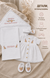 Set pentru botez Pampy pentru fetiță cu broderie personalizată 50-56 cm (0-1 luni) 44990989 foto 4