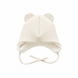 Caciulita cu strat dublu Kashkosre, Flis  0-3 luni, Ivory ID999MARKET_6016640 foto