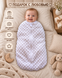 Pelincă cocon căptușită Pampy cu fermoar 50-56 cm (0-1 luni) alb  17648406 foto 8