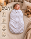 Pelincă cocon căptușită Pampy cu fermoar 50-56 cm (0-1 luni) alb  17648406 foto 3