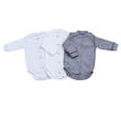 Set de body cu m&acirc;necă lungă 3buc. Pampy Morning Cloud 0-1 luni ID999MARKET_6052843 foto