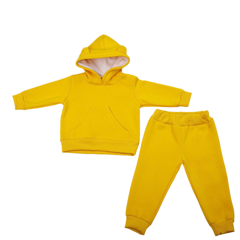 Costum Galben Hanorac+pantolanasi 9-12 luni ID999MARKET_6795687 foto