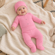Комплект из 3-х единиц 0-1 месяцев Pink (боди+ползунки+ шапочка)  ID999MARKET_6321602 фото 3