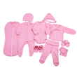 Комплект для Роддома Pampy 10 Единиц (1-3 мес.) Pink  33354199 фото