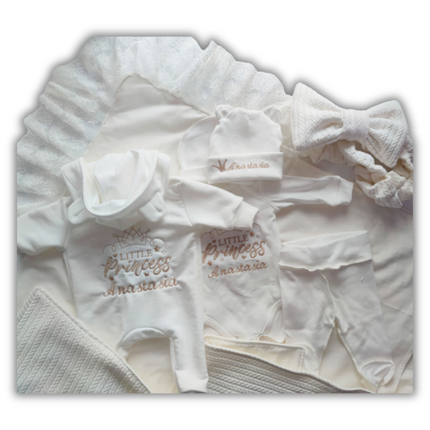 Комплект на выписку Little Princess Крем ID999MARKET_6646243 фото