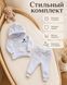 Costum alb sportiv personalizat Hanorac+pantolanasi 1-3 luni ID999MARKET_6795696 foto 9