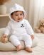Costum alb sportiv personalizat Hanorac+pantolanasi 1-3 luni ID999MARKET_6795696 foto 8