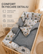 Комплект постельного белья в кроватку Pampy grey ID999MARKET_6837755 фото 3