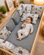 Комплект постельного белья в кроватку Pampy grey ID999MARKET_6837755 фото 7