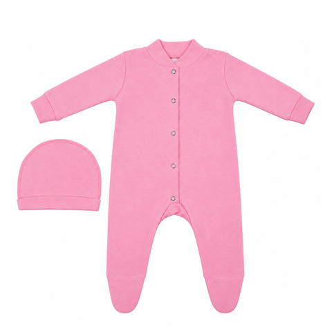 Slip + caciulita Pampy (0-1 luni) Pink ID999MARKET_6766782 foto