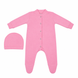 Слип+шапочка Pampy (0-1 мес) Pink ID999MARKET_6766782 фото