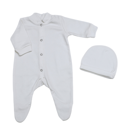Slip + caciulita Pampy (1-3 luni) Ivory ID999MARKET_6766782 foto