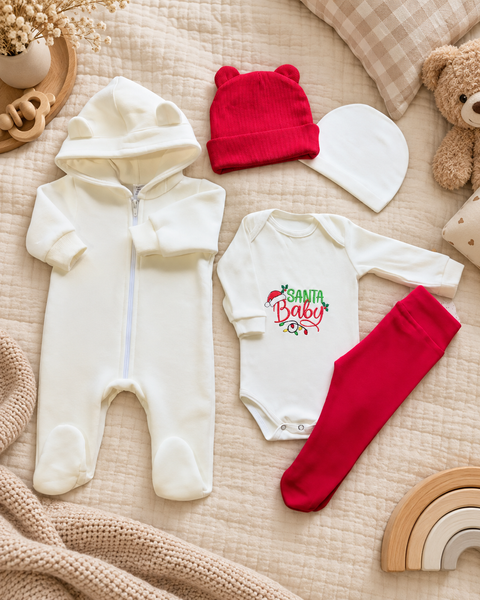Set pentru bebeluş  "Santa Baby" 56-62 cm (0-1 luni) ID999MARKET_6052842 foto