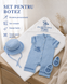 Set pentru botez Pampy &ndash; prosop din mahra + salopetă, pălărioară și botoșei 50-56 cm (0-1 luni) 92203281 foto 8
