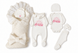 Set pentru externare Pampy Little Princess White (Roz) 56-62 cm (1-3 luni) ID999MARKET_6733657 foto 1