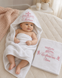 Set pentru botez Pampy &ndash; prosop din mahra + crijmă  83676756 foto 7
