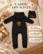 Set personalizat de haine Pampy pentru copii &ndash; salopetă și căciuliță 50-56 cm (0-1 luni) 28565503 foto 9