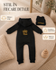 Set personalizat de haine Pampy pentru copii &ndash; salopetă și căciuliță 50-56 cm (0-1 luni) 28565503 foto 7