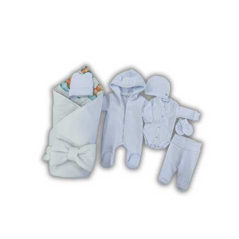 Set pentru externare Pampy Vafel White+Bears pe nourași Mint ID999MARKET_6749614 foto