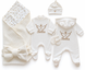 Setul pentru externarea Vafel Ivory 56-62 cm (1-3 luni) ID999MARKET_6710030 foto 1