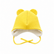 Caciulita cu strat dublu Kashkosre, Flis 0-3 luni, Yellow ID999MARKET_6016640 foto